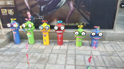 甘孜商业区彩绘