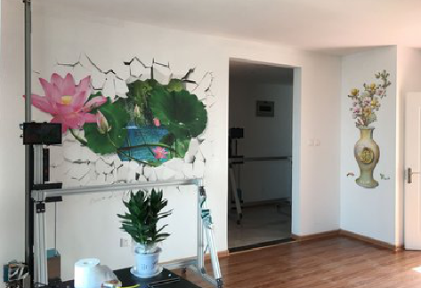 甘孜墙体彩绘相比墙纸的优势。